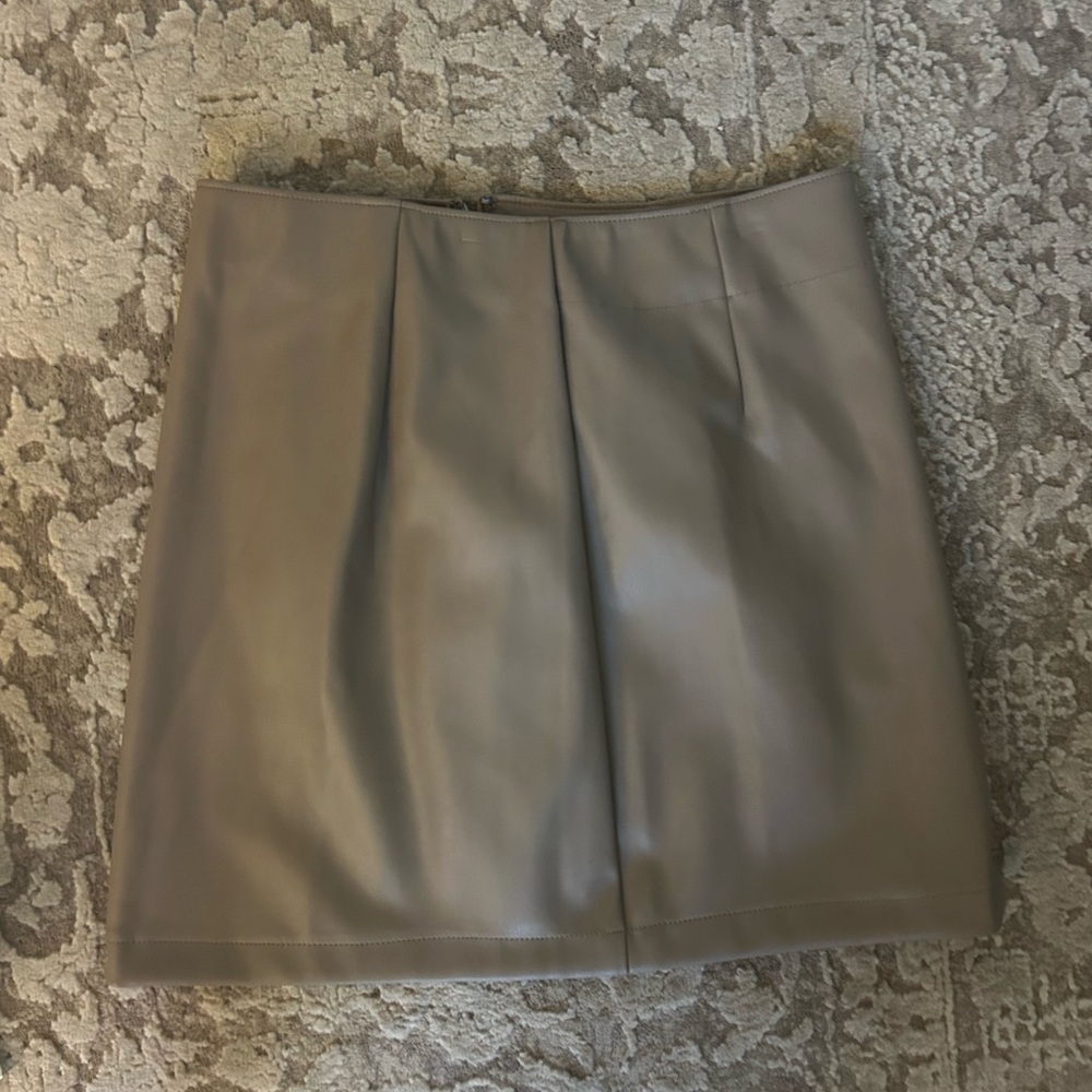 Abercrombie & Fitch Faux Leather Skirt